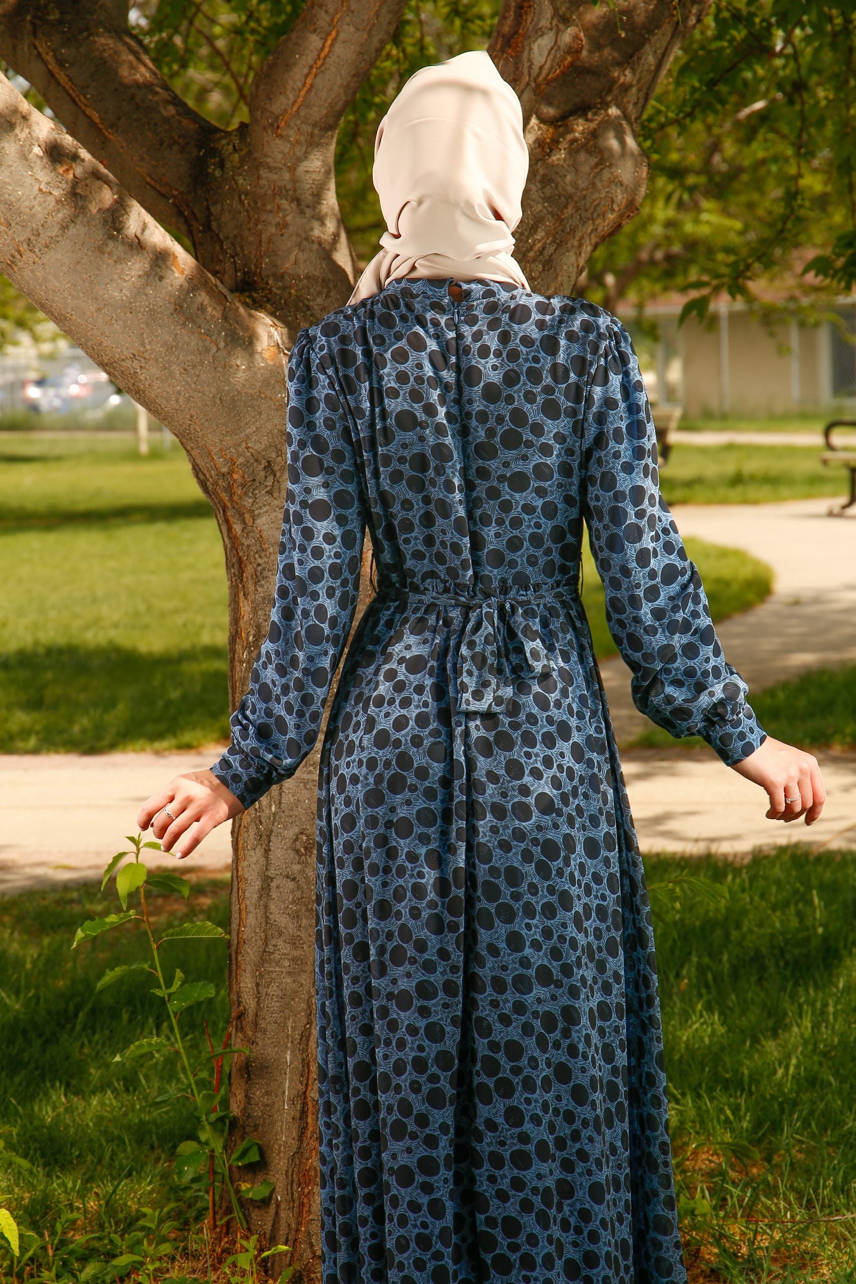 Nora Maxi Dress (Blue)