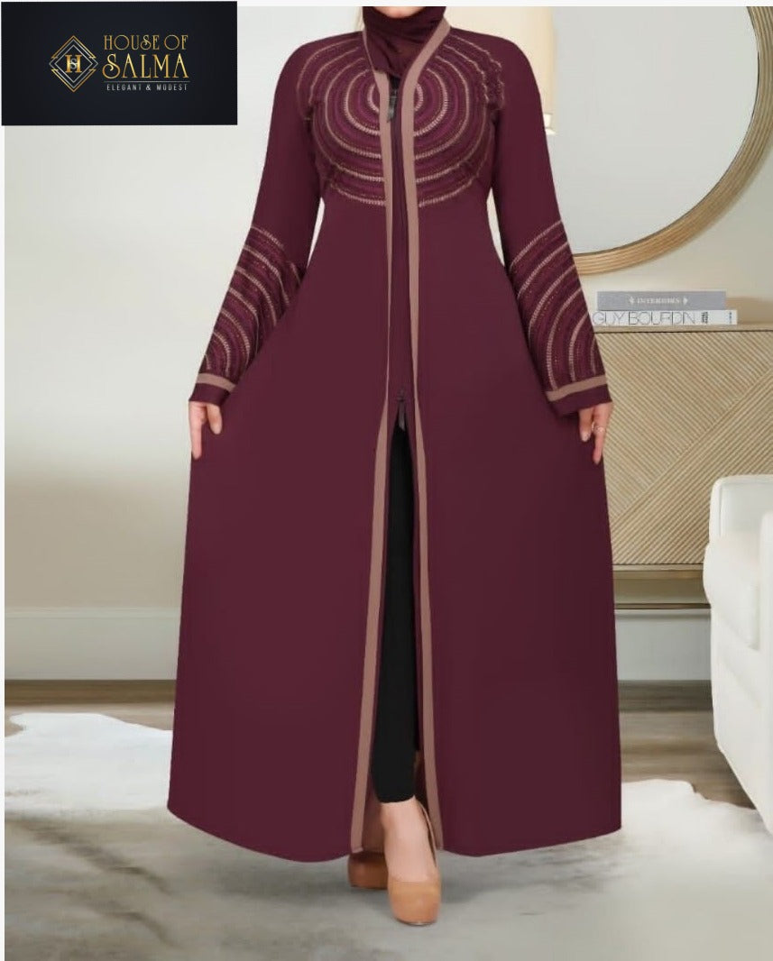 Sama Embroidery Abaya