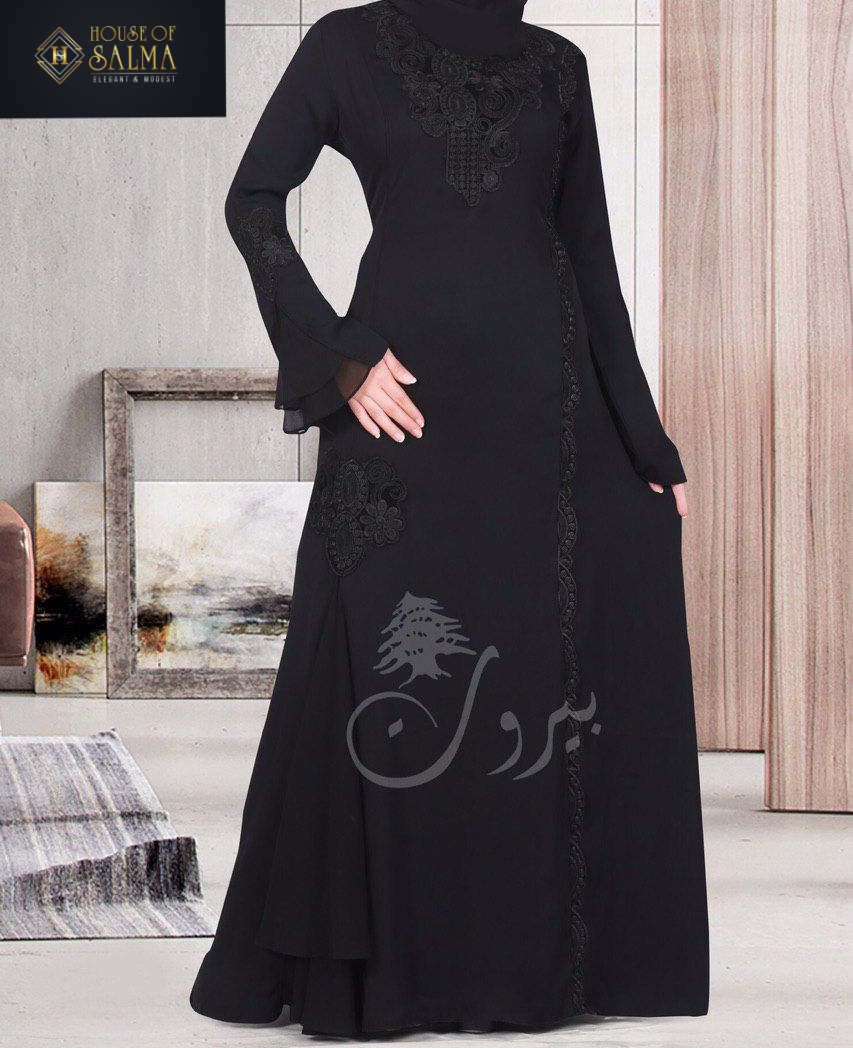 Bisma Black Abaya