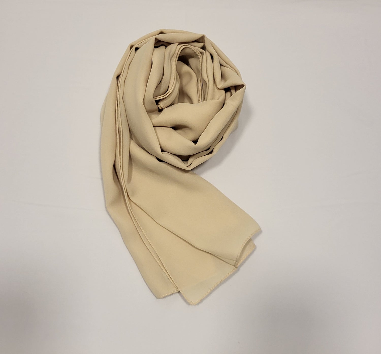 Luxury Crepe Hijab- Almond