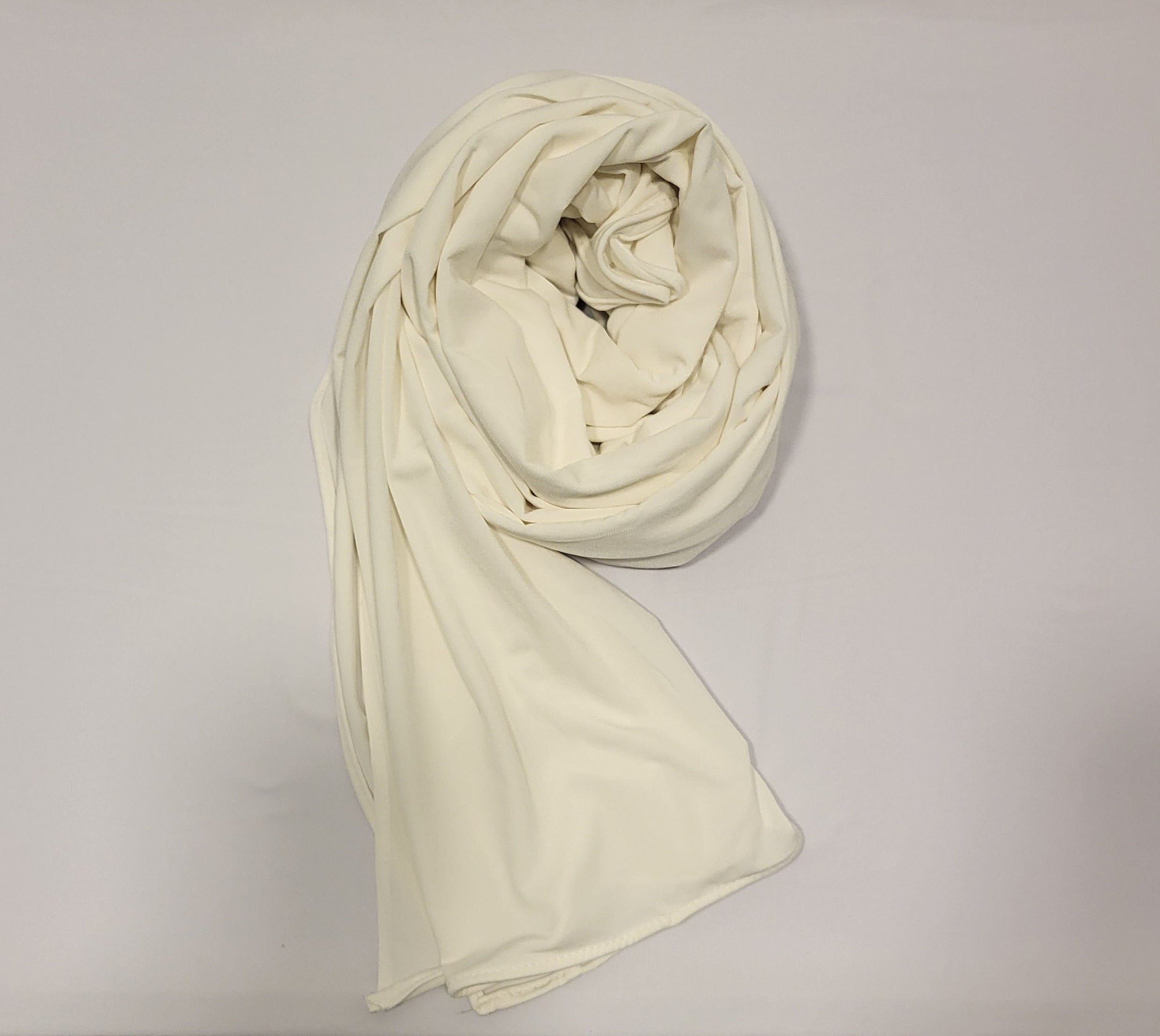 Premium Jersey Hijab- Ivory
