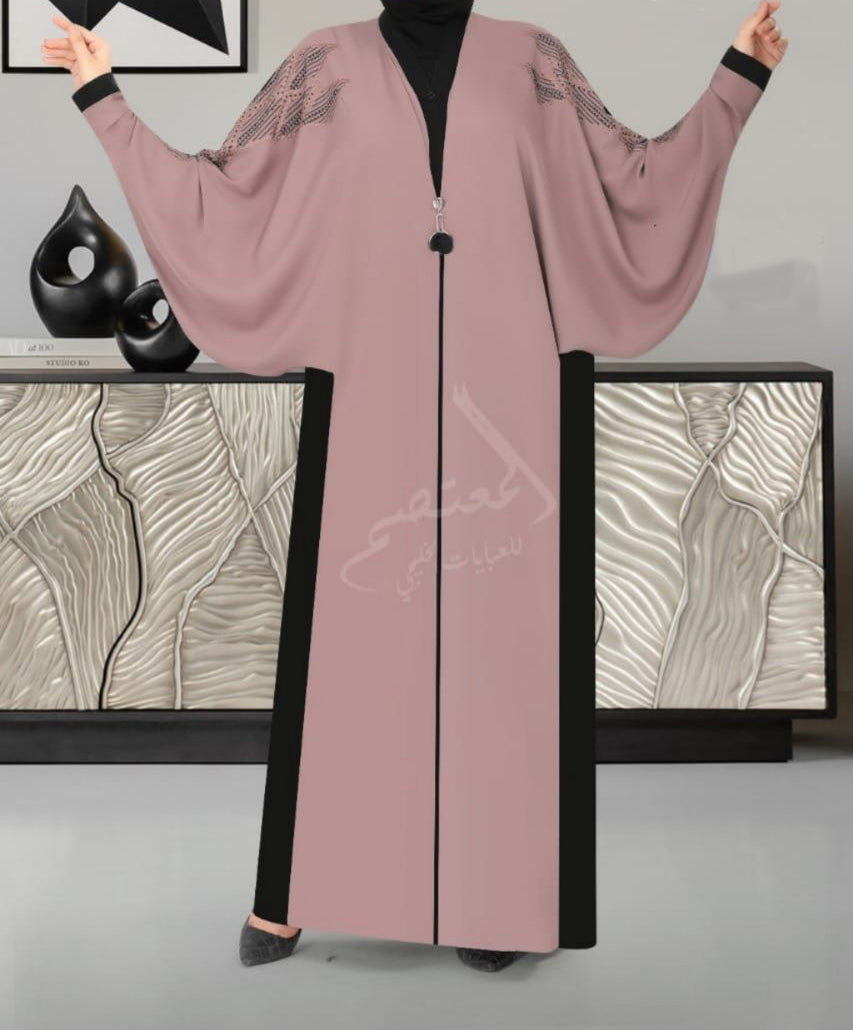 Jabilah Brown Batwing Abaya