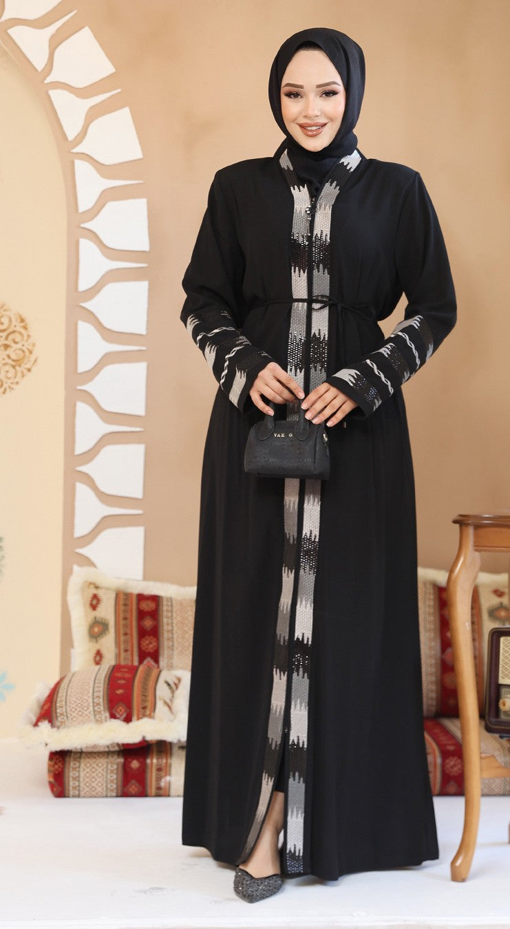 Ameena Embroidered Abaya