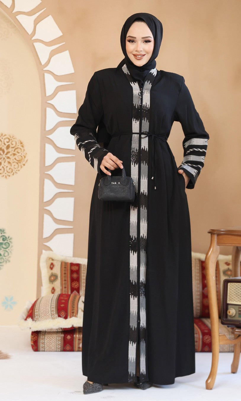 Ameena Embroidered Abaya