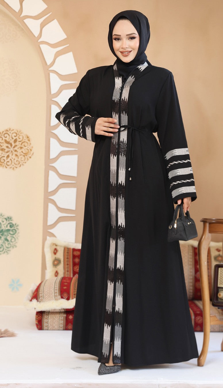 Ameena Embroidered Abaya