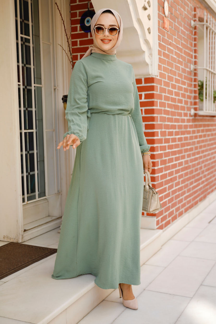 Daania Dress- Pale Green