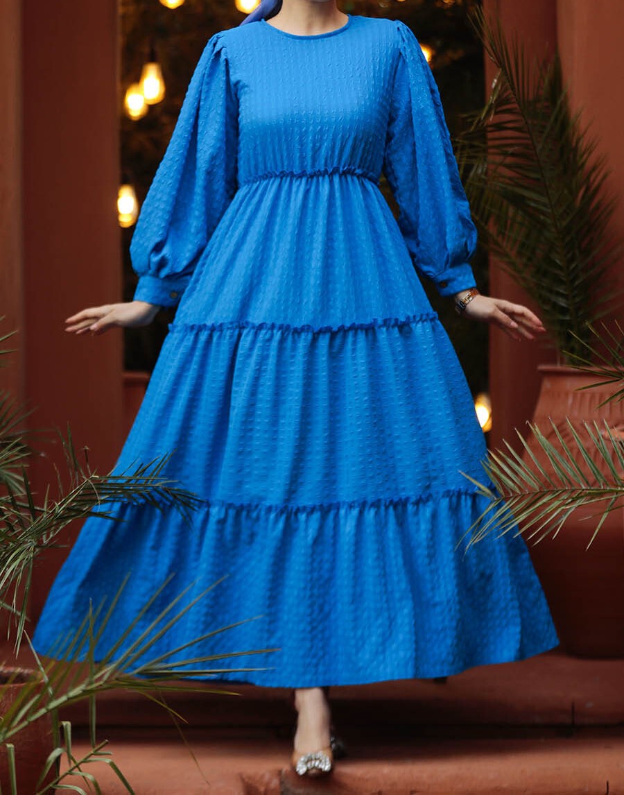 Faridah Maxi Dress (Blue)