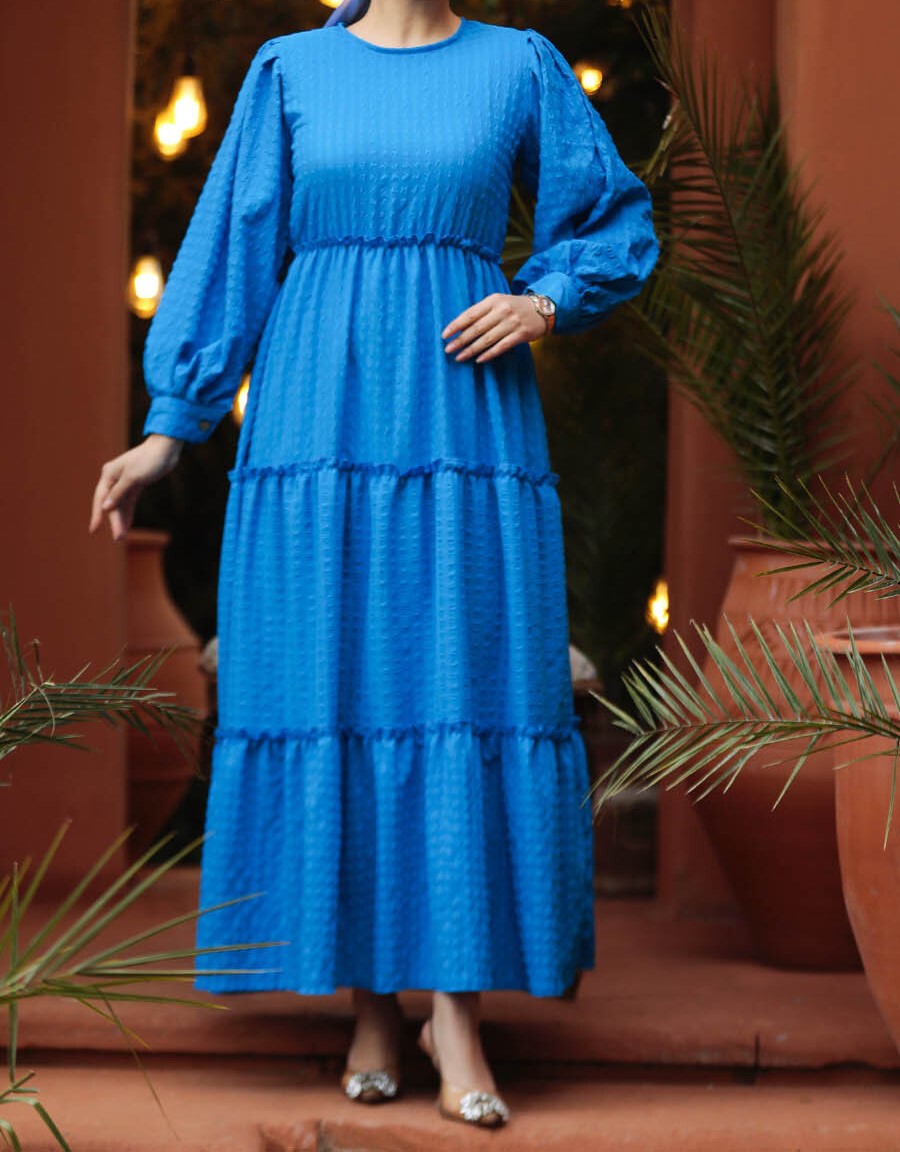 Faridah Maxi Dress (Blue)