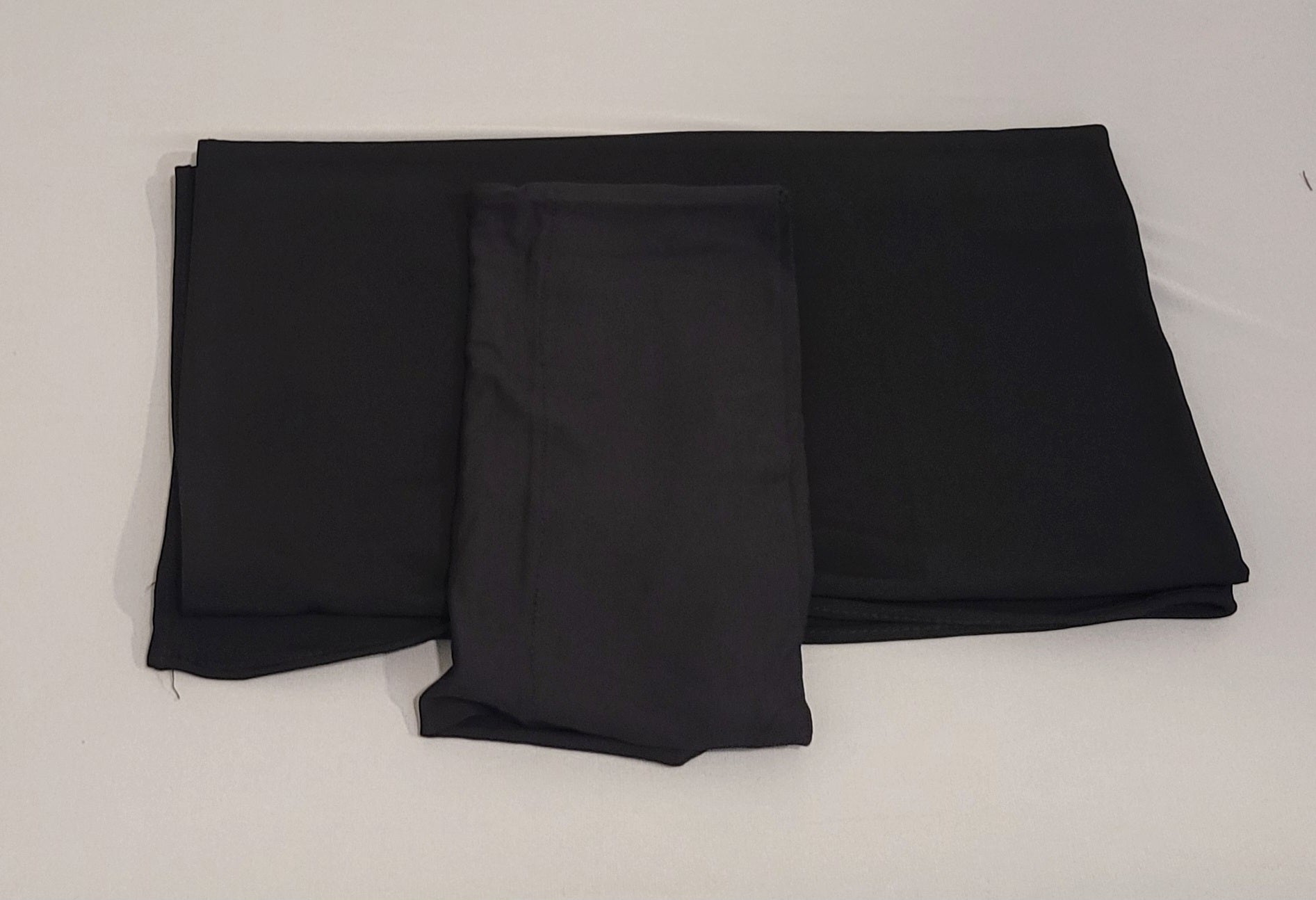 Jersey Matching Hijab & Undercap Set - Black