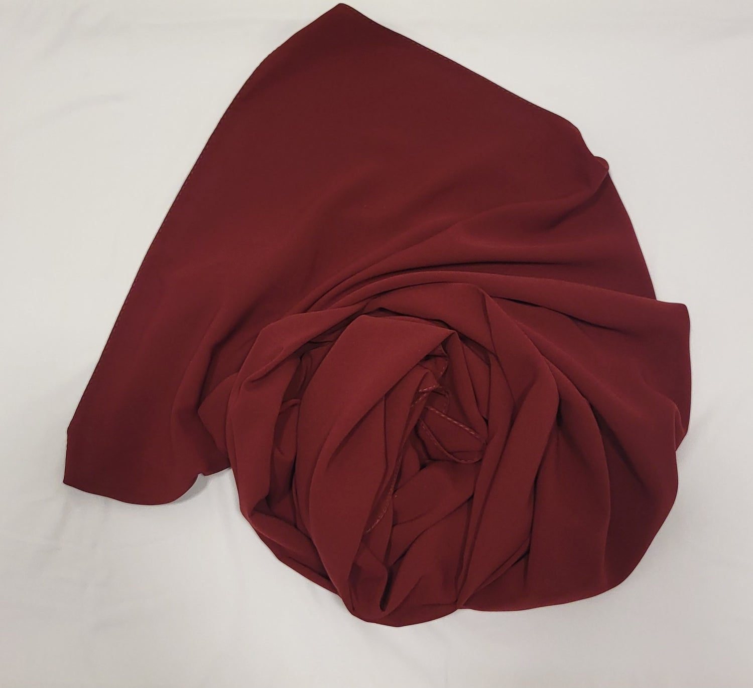 Medina Silk Hijab- Maroon