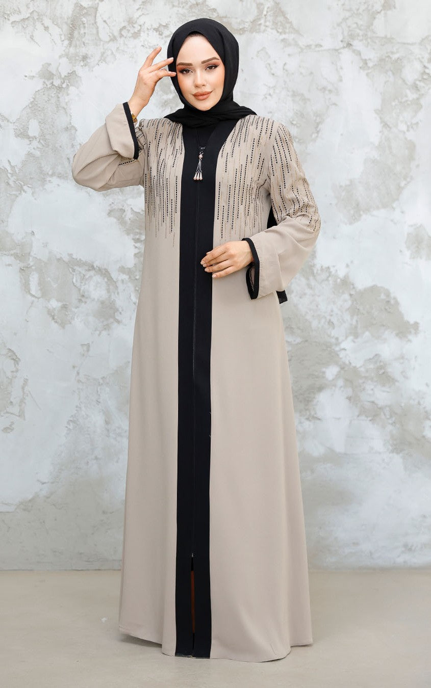 Minah Abaya- Beige