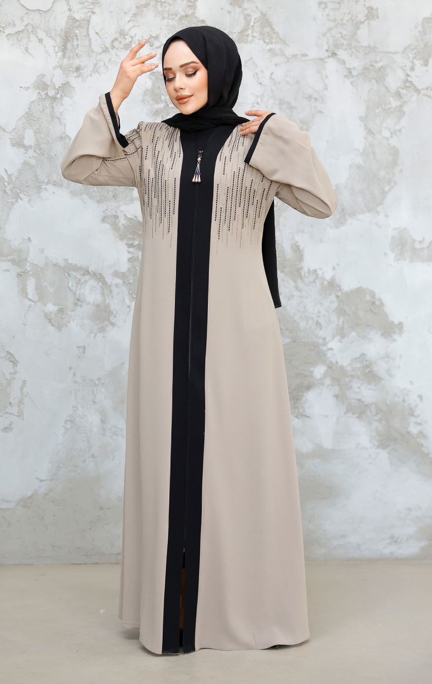 Minah Abaya- Beige