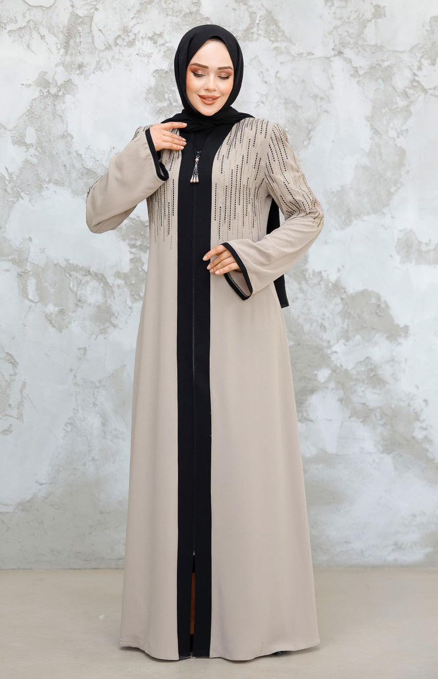 Minah Abaya- Beige