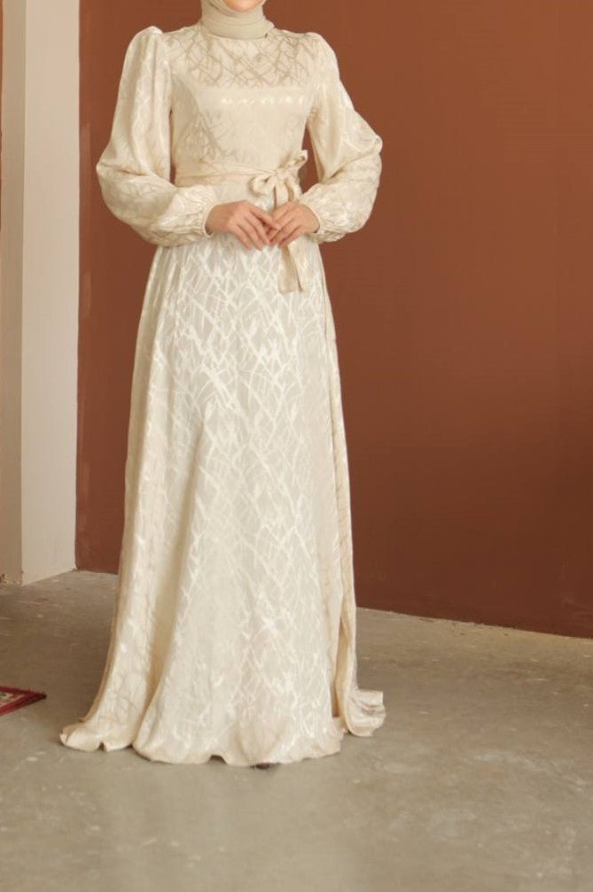 Rabiya Maxi Dress (Ivory)