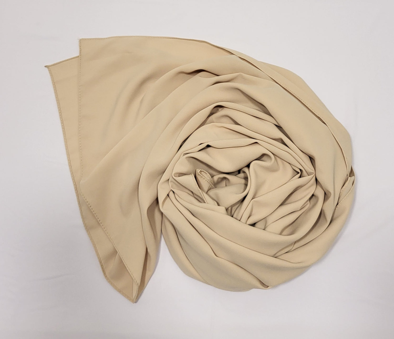 Medina Silk Hijab- Wheat