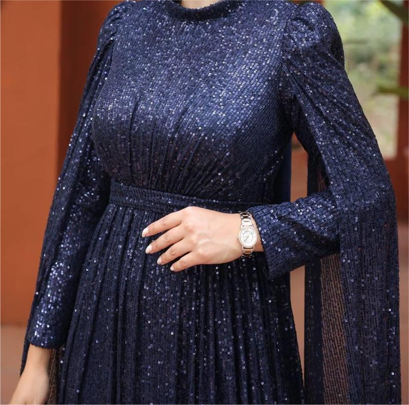 Maya Evening Dress Navy