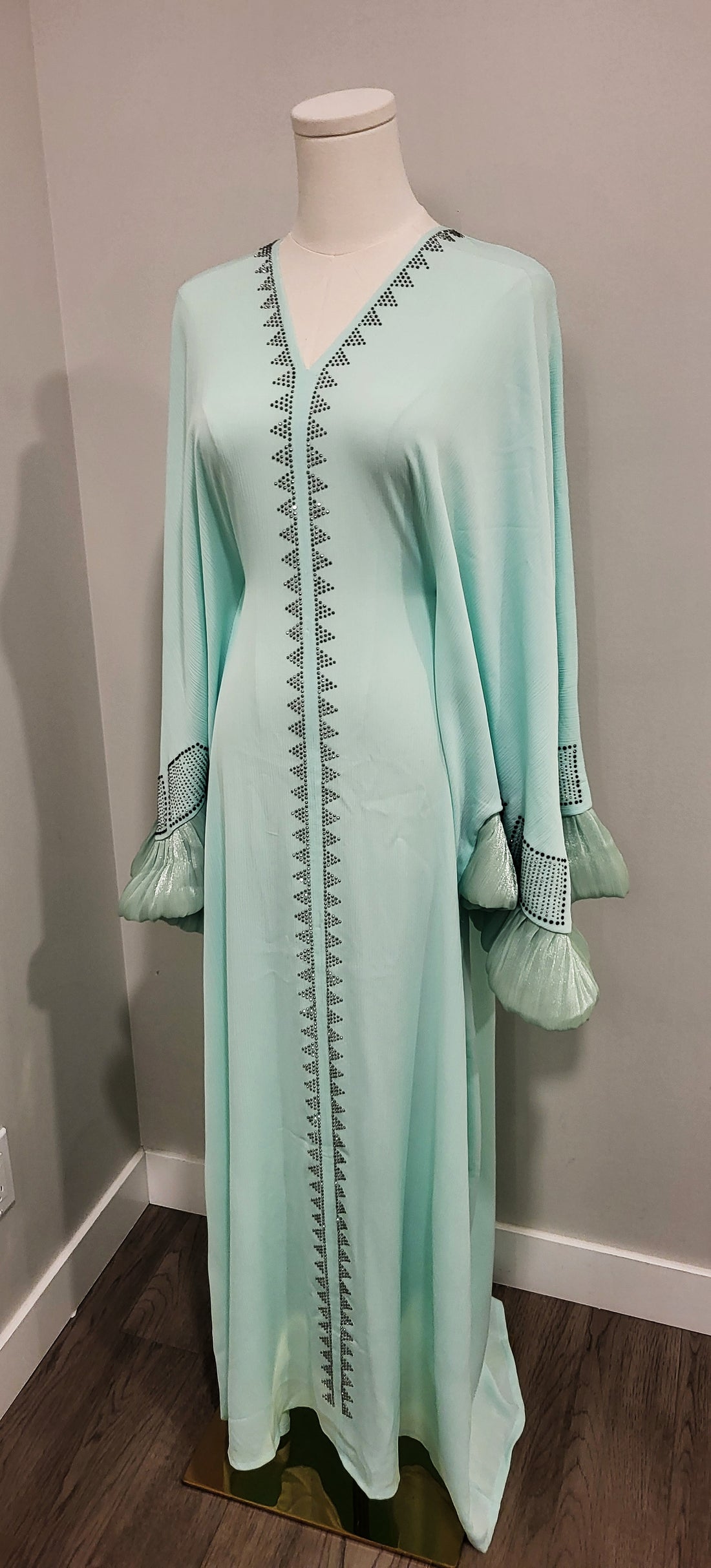 Nyma Abaya- Pastel Mint