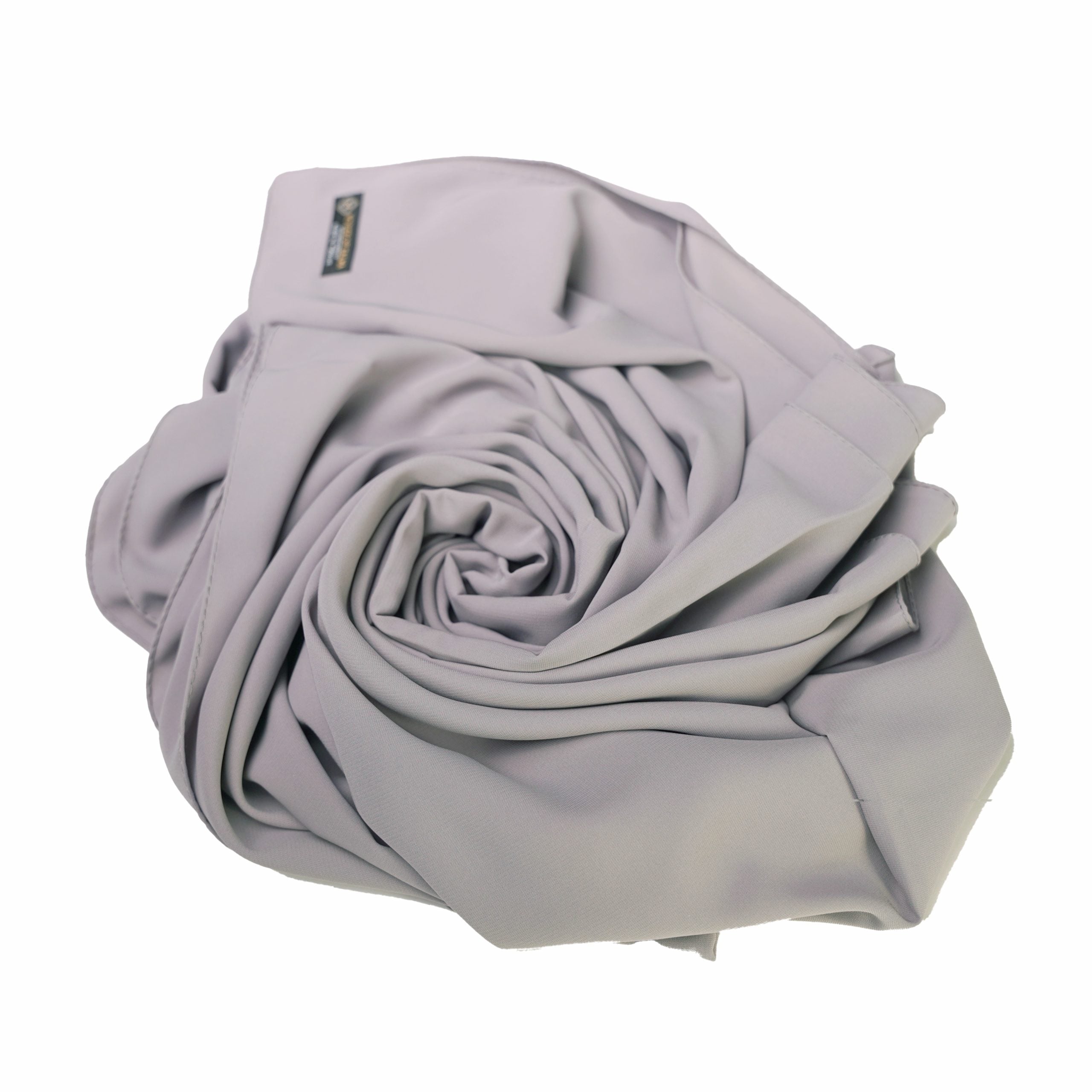 Premium Medina Silk Hijab- Mink Grey