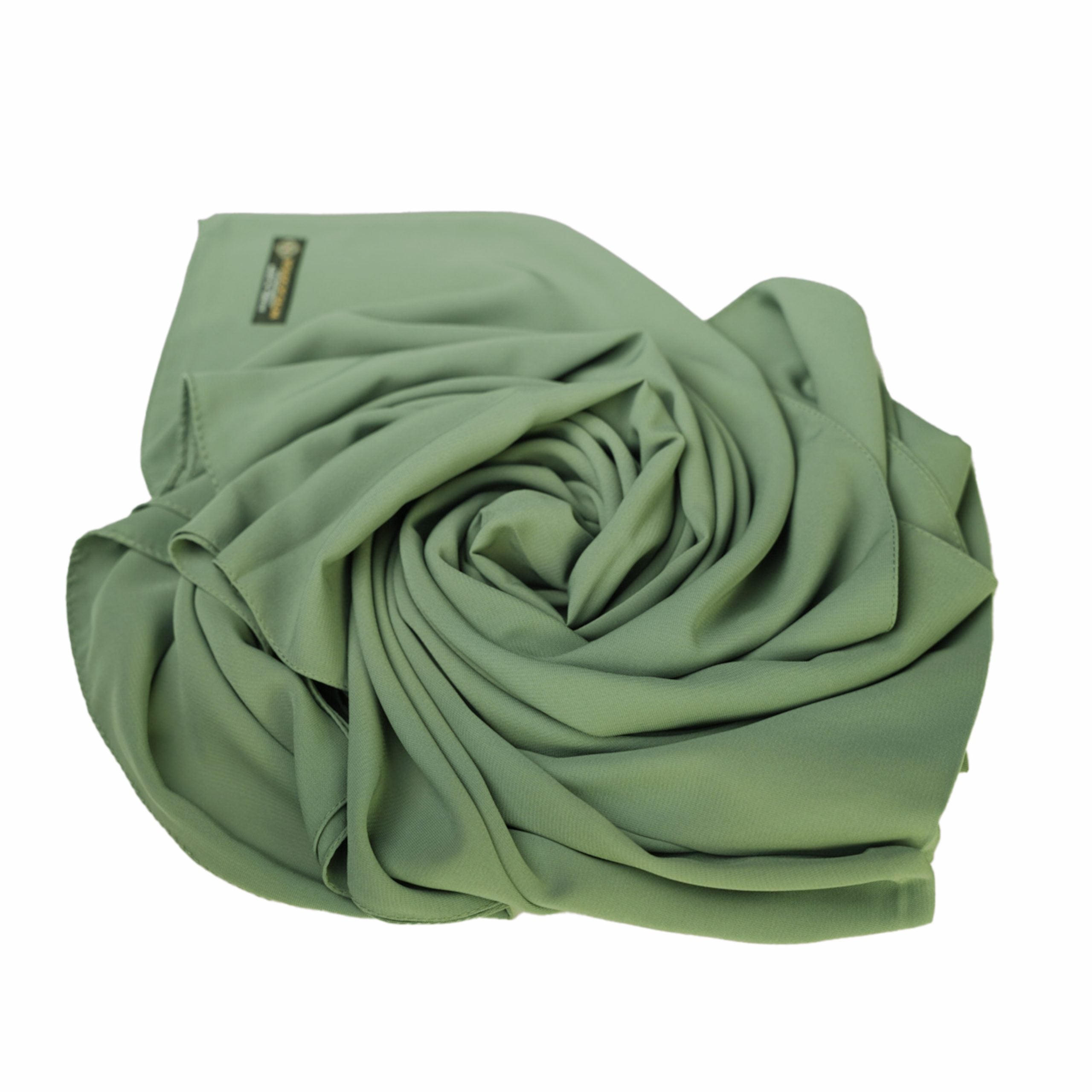 Premium Medina Silk Hijab- Seagreen