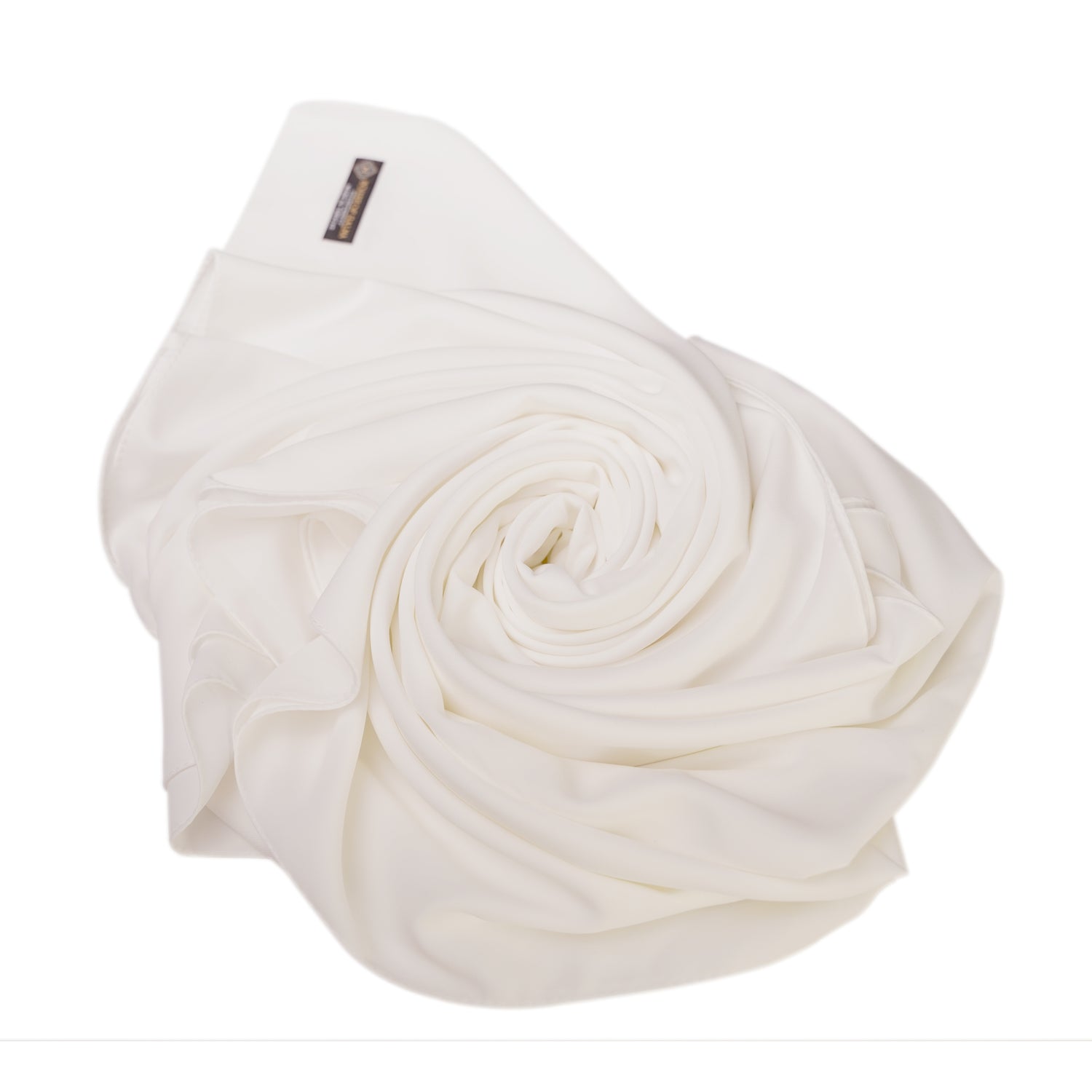 Premium Medina Silk Hijab- White