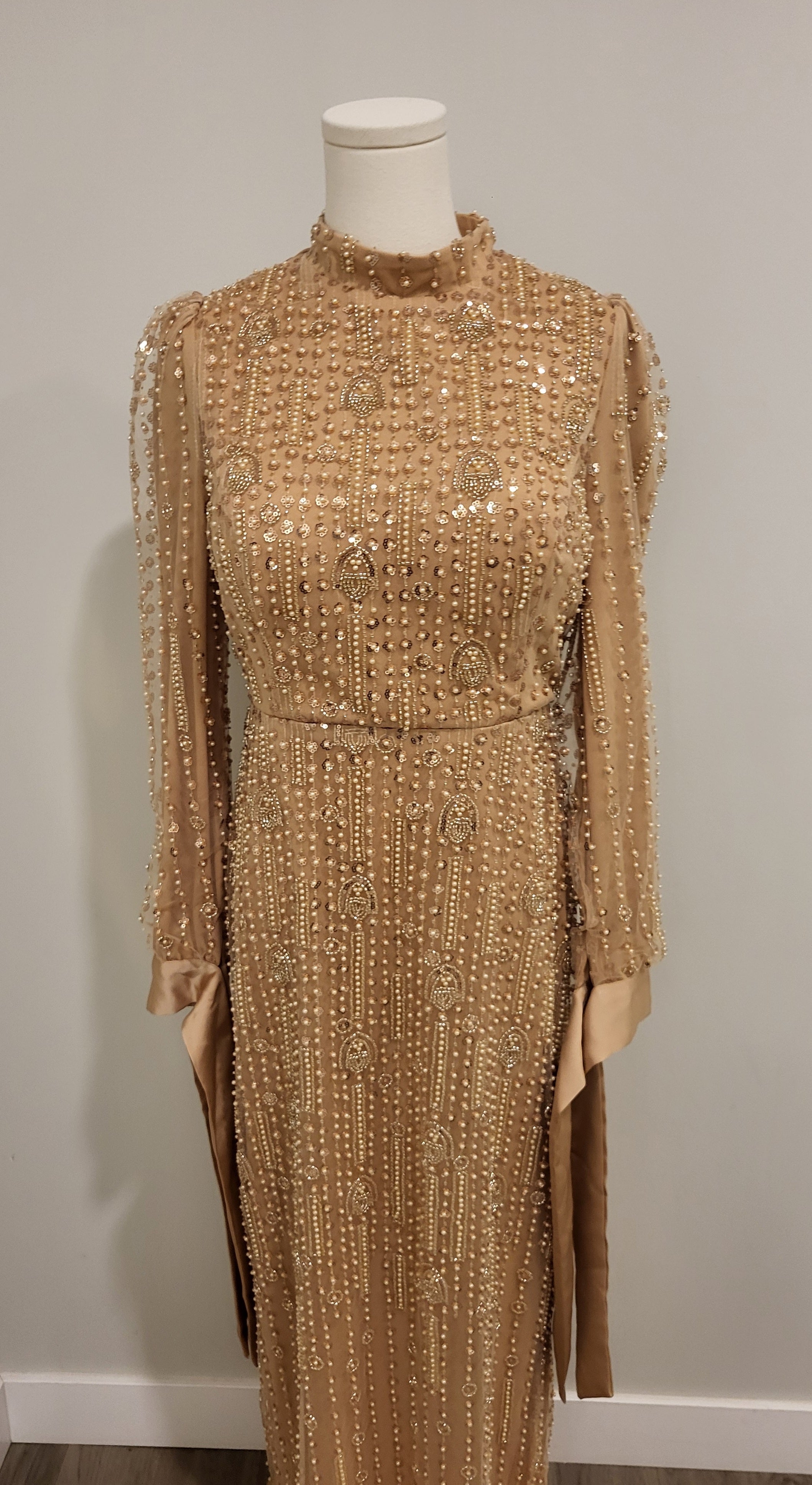 Zoha Evening Dress Gold