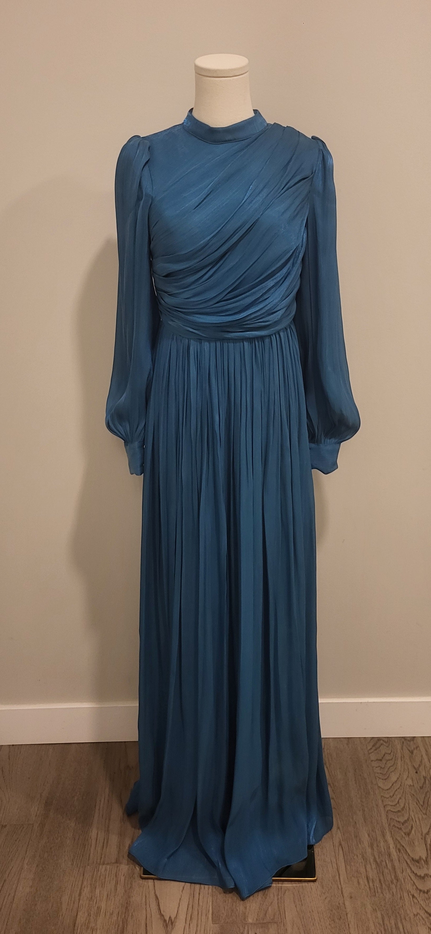 Raya Evening Dress SteelBlue