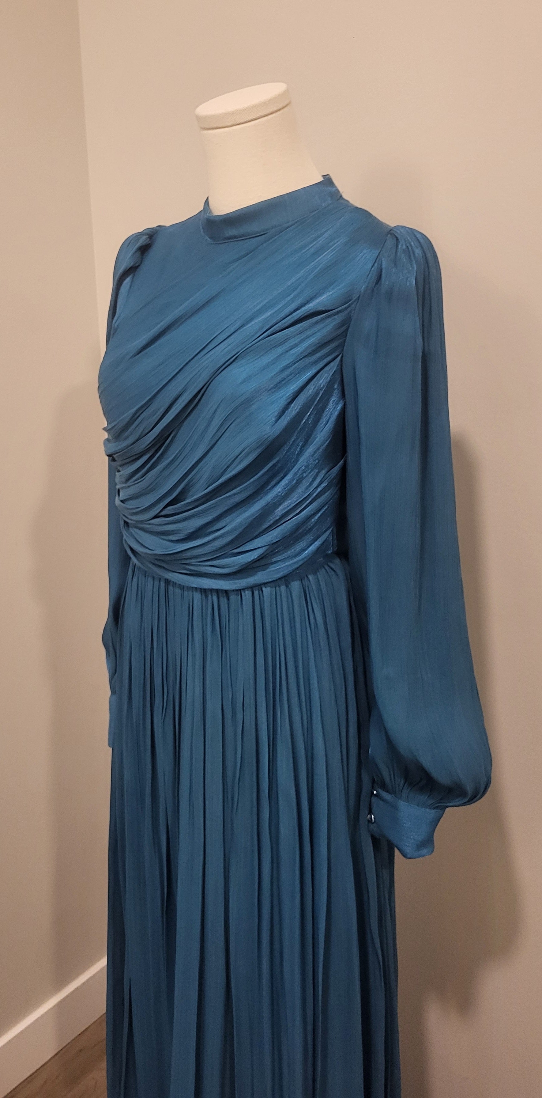 Raya Evening Dress SteelBlue