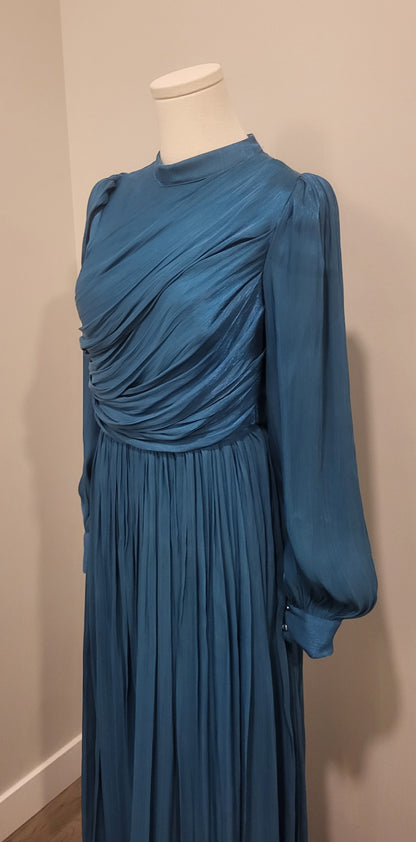 Raya Evening Dress SteelBlue