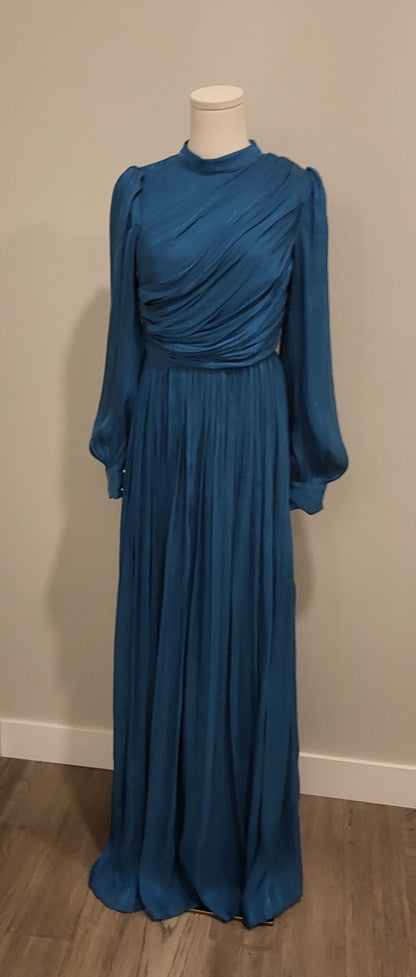 Raya Evening Dress SteelBlue