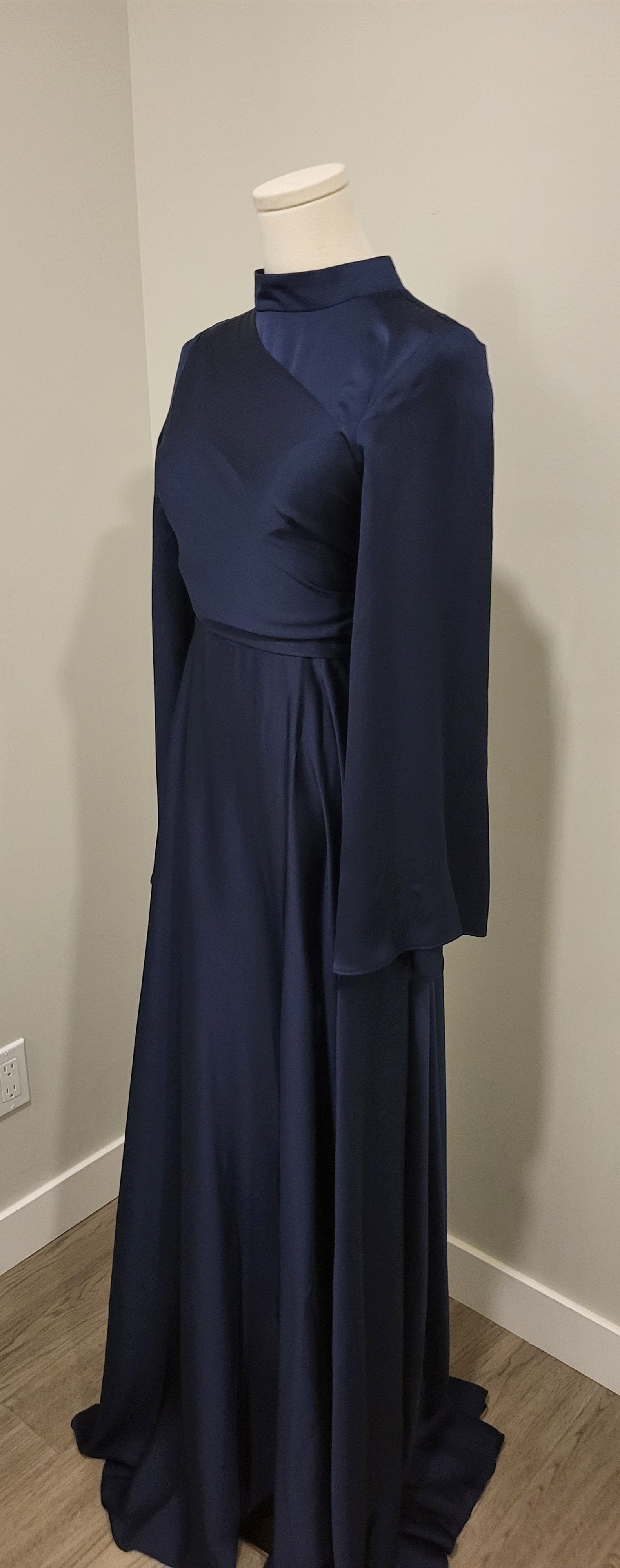 Lana Evening Dress Navy Blue