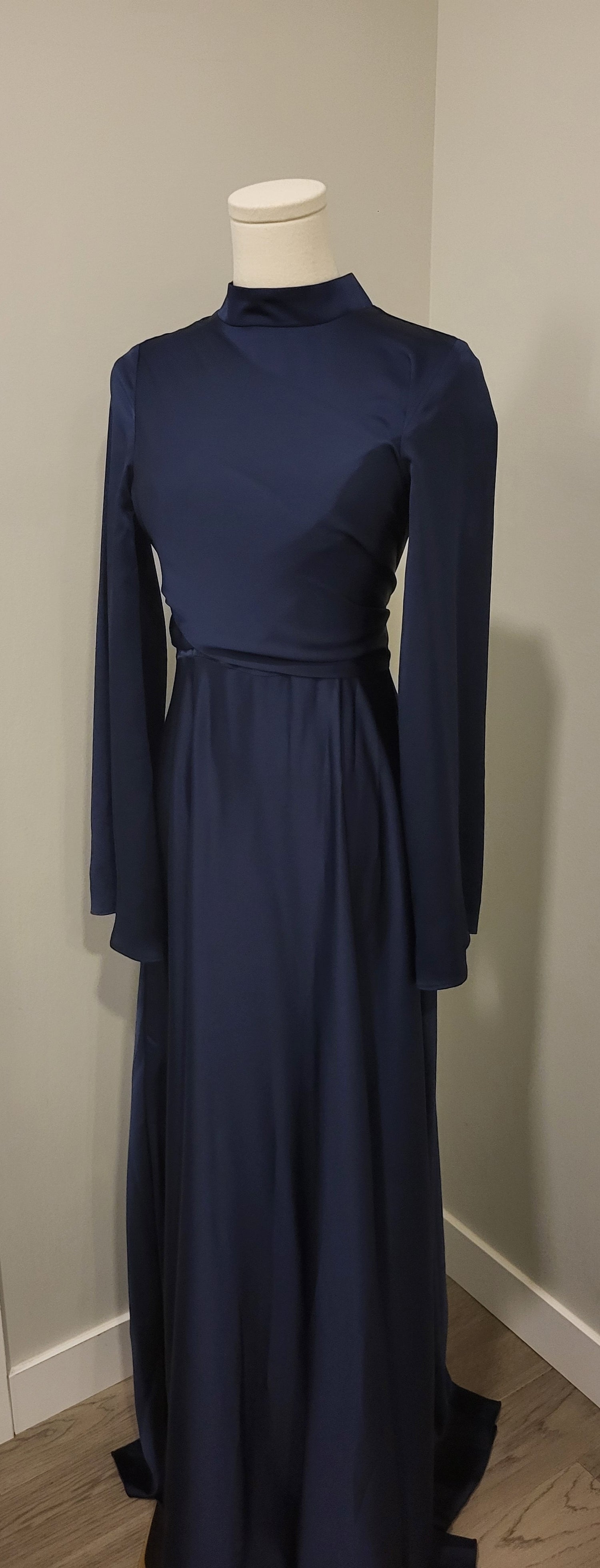 Lana Evening Dress Navy Blue