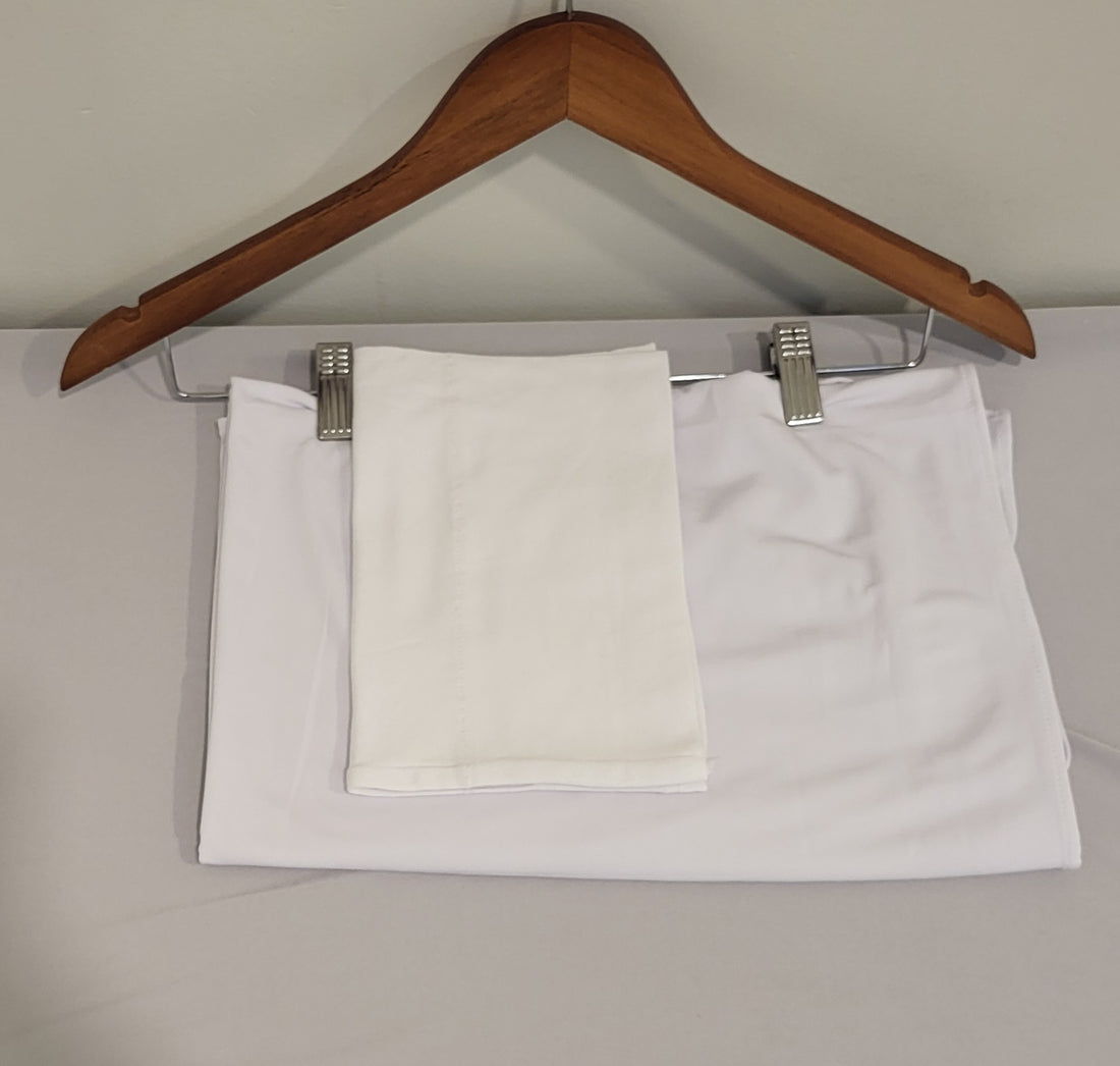 Jersey Matching Hijab & Undercap Set - White