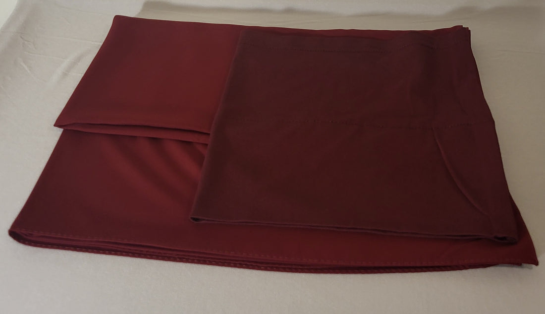 Medina Matching Hijab & Undercap Set - Maroon