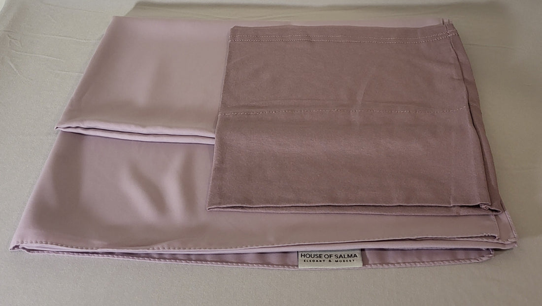 Medina Matching Hijab & Undercap Set - Lavender