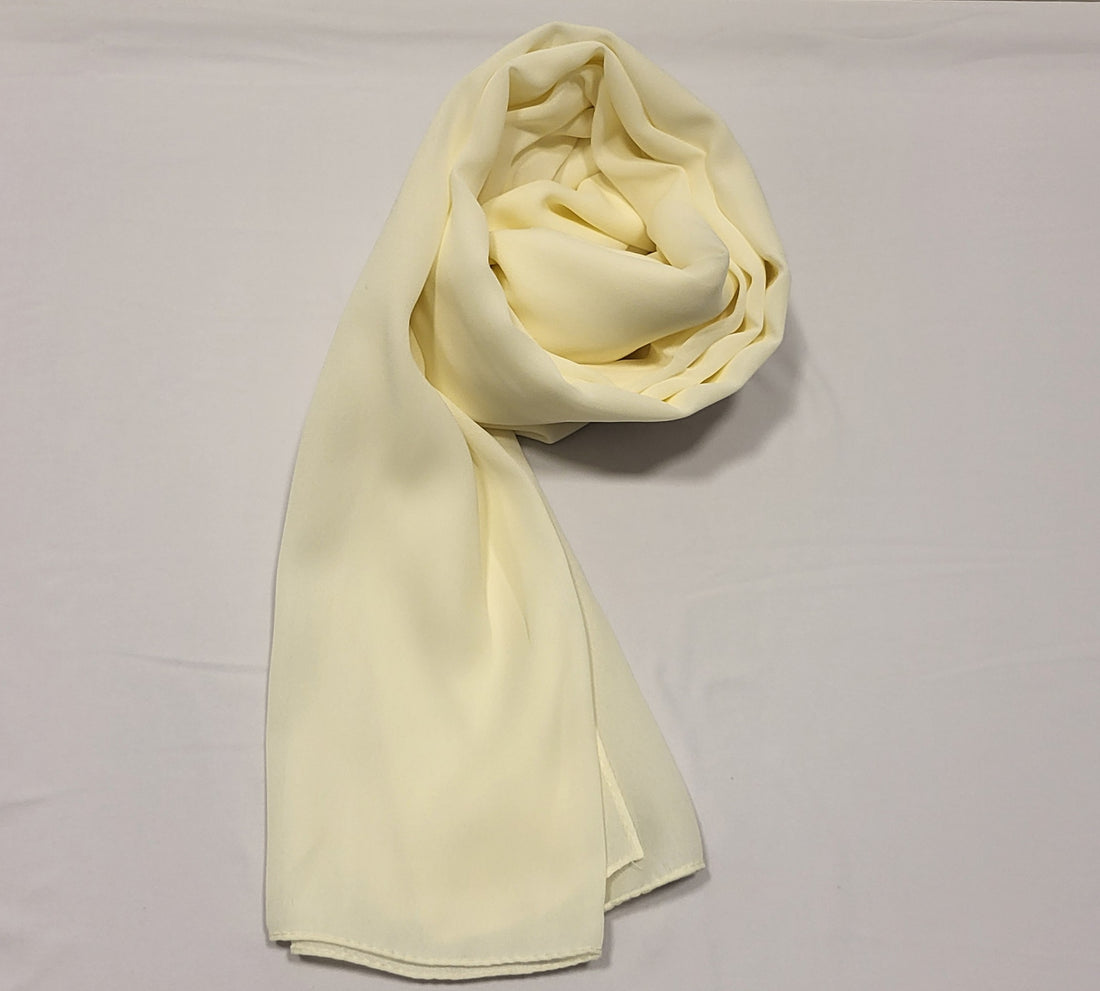 Luxury Crepe Hijab- Vanilla