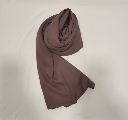 Luxury Crepe Hijab- Mauve