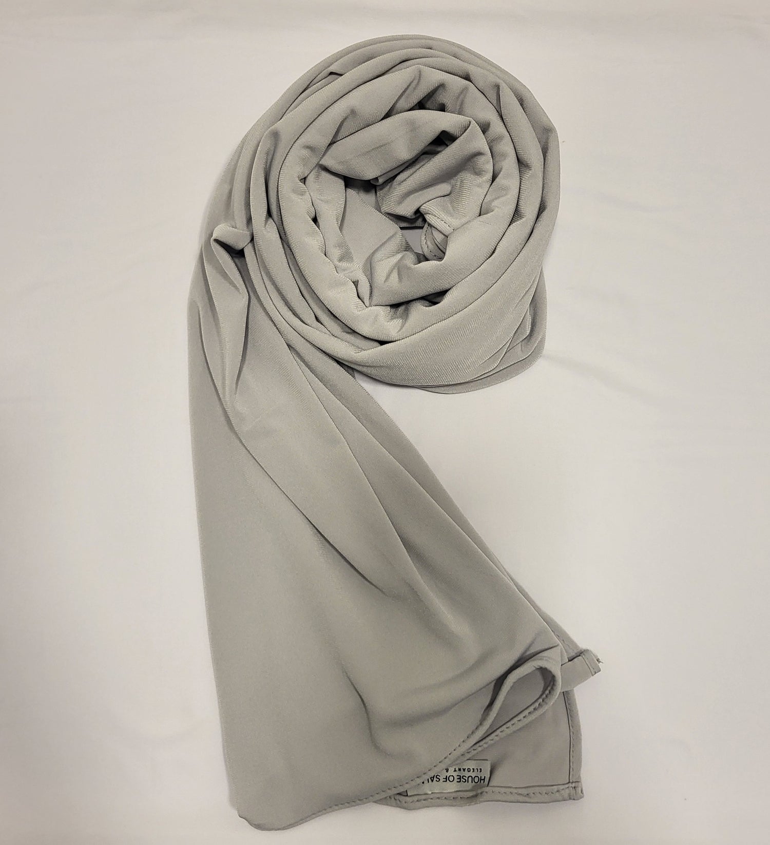 Premium Jersey Hijab- Silver