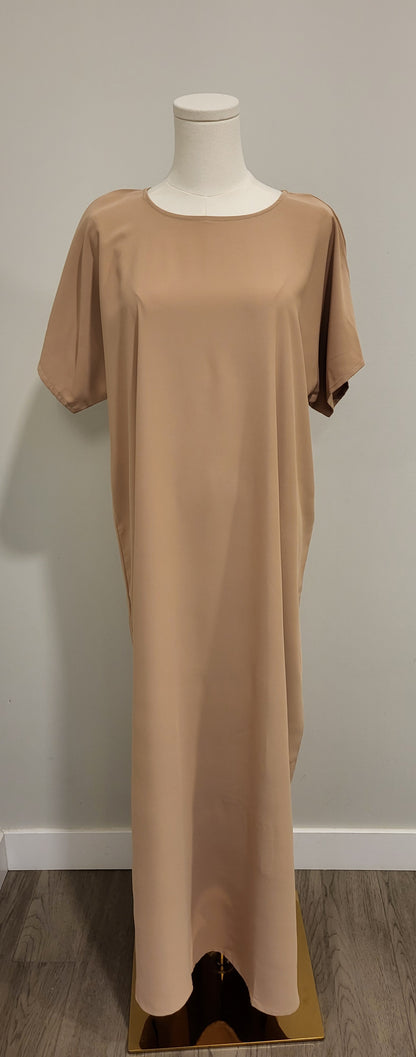 Layla Kimono Abaya Set - Wheat