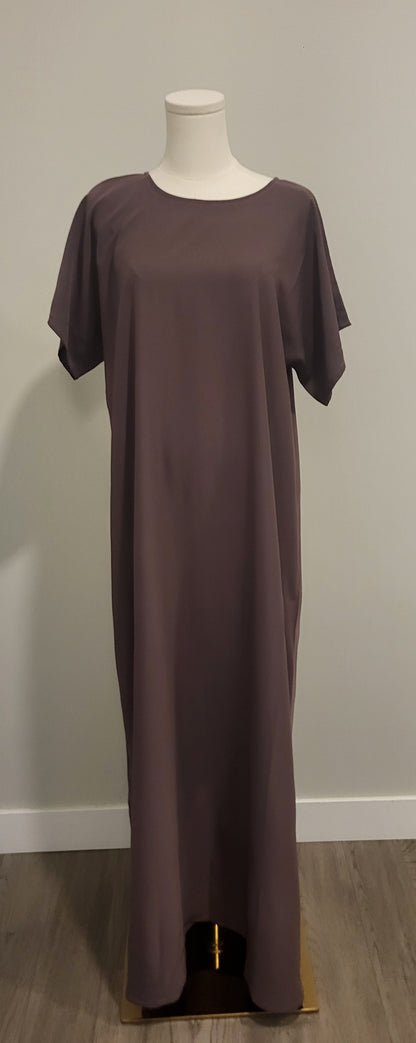 Layla Kimono Abaya Set- Mauve