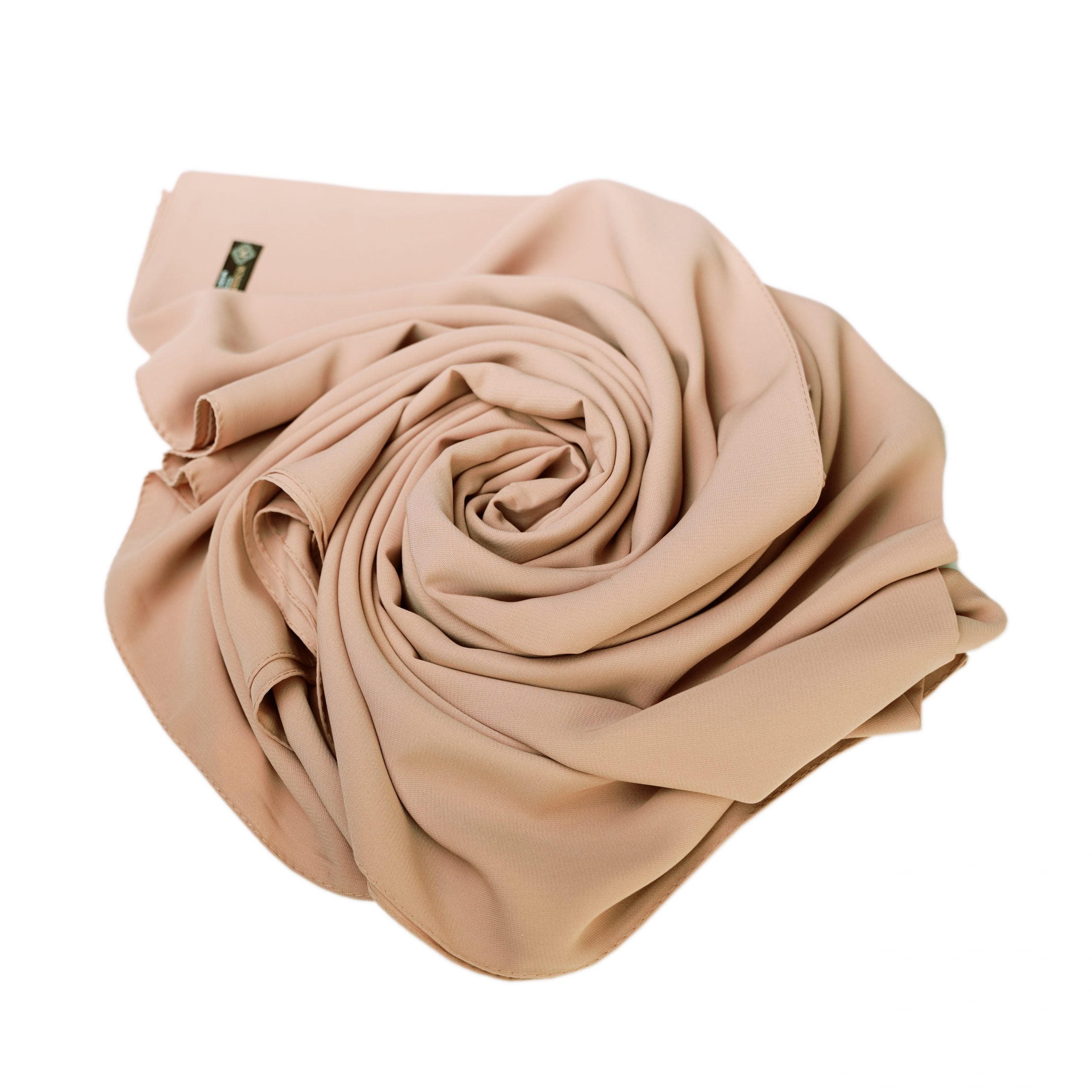 Premium Medina Silk Hijab- Caramel