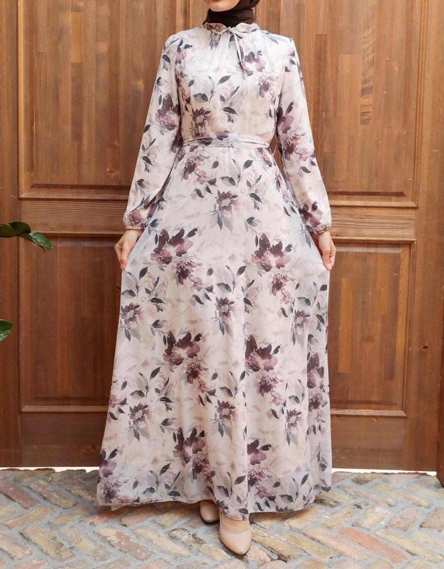 Amelia Floral Chiffon Maxi