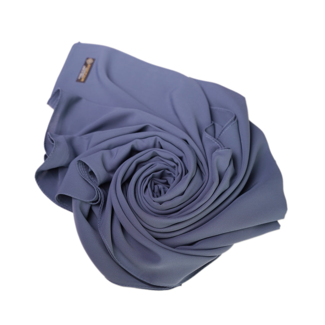 Premium Medina Silk Hijab- Prussian Blue