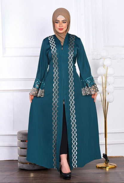 Azeena Abaya (Turquoise)