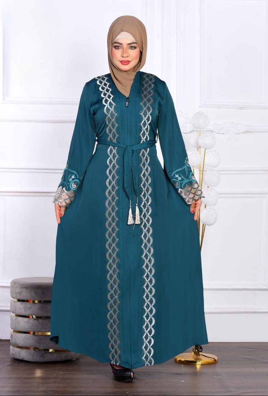 Azeena Abaya (Turquoise)