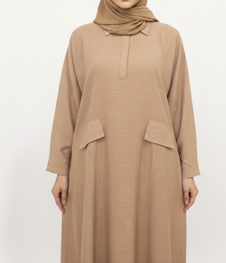 Nina Dress - Wheat