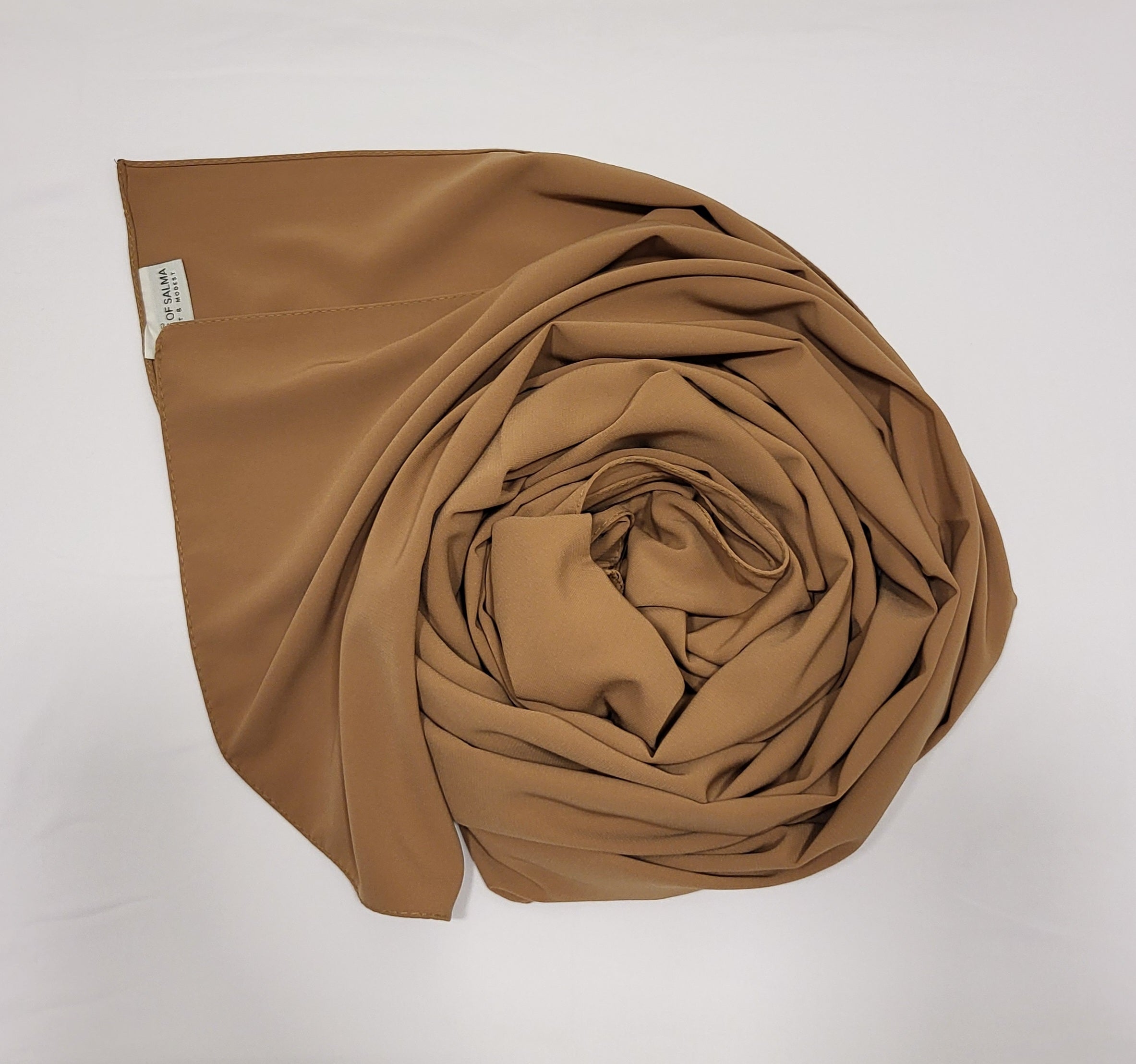 Medina Silk Hijab- Coffee