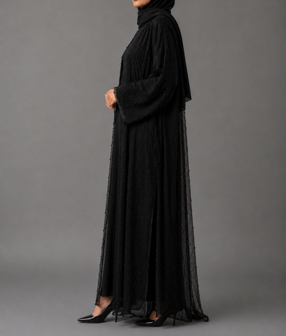 Nur Pearl Abaya - Ebony
