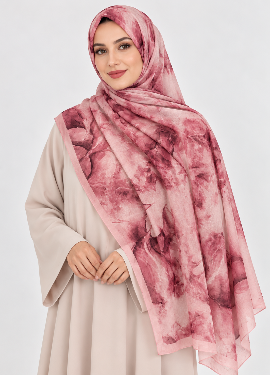Printed Bamboo-  Rose Mist