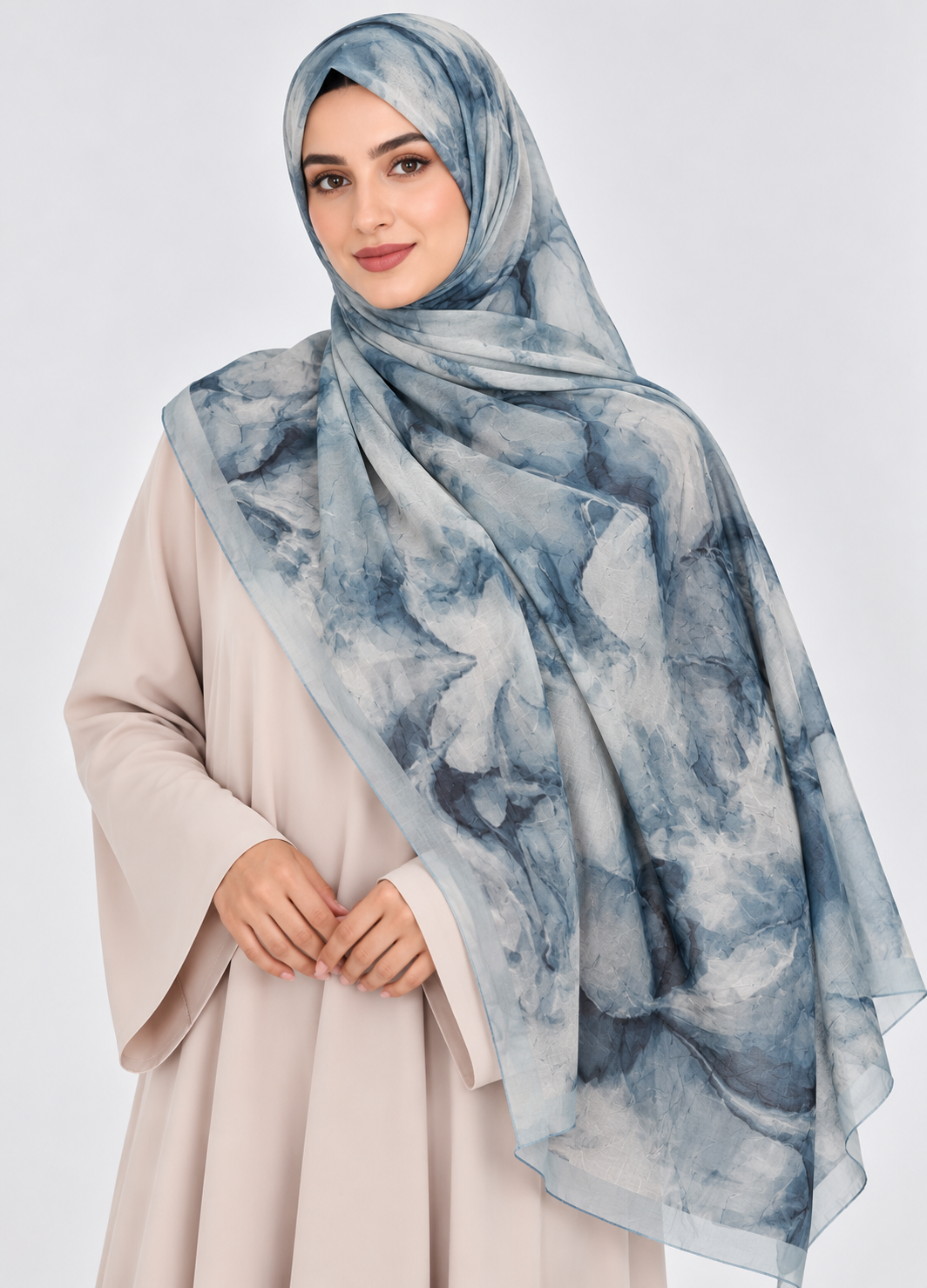 Printed Bamboo-  Seafoam Mist
