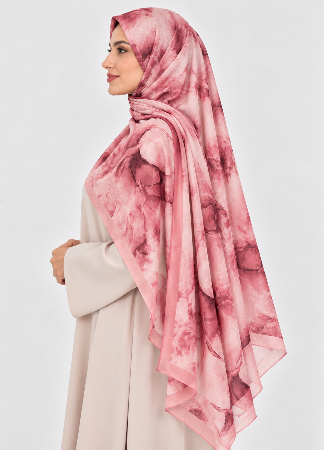 Printed Bamboo-  Rose Mist